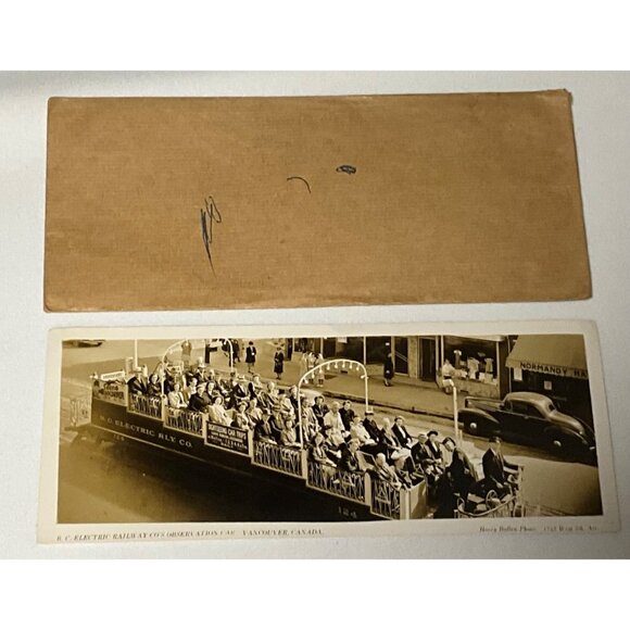 Vancouver Canada 1948  BC Electric Railway Observation Car Photo Harry Bullen - Picture 3 of 3